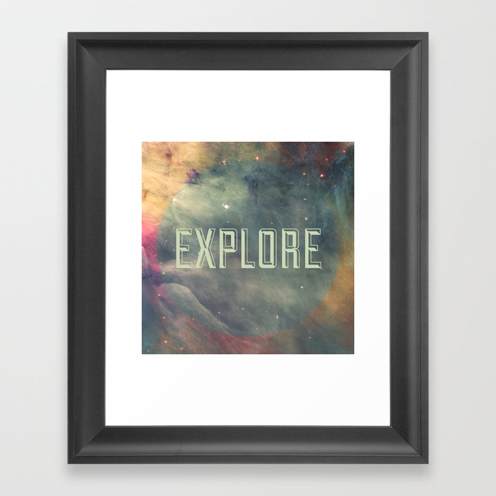 Explore III Framed Art Print