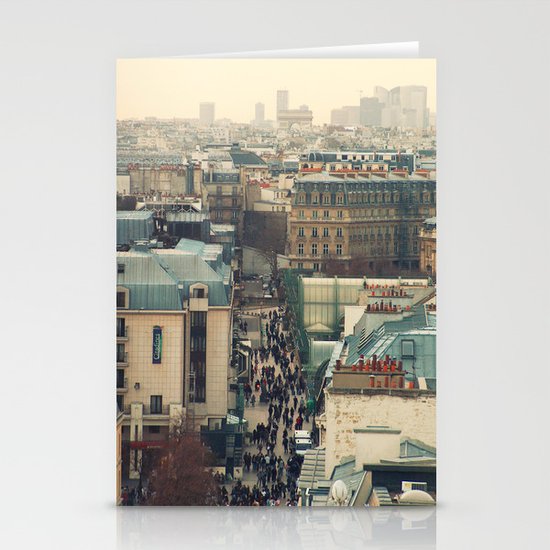 Paris Rooftops Stationery Cards