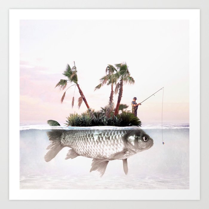 Something Fishy Art Print