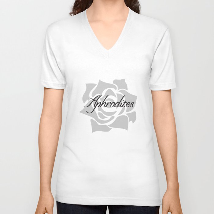 Aphrodites Logo V Neck T Shirt