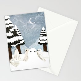 Snow Ghost Stationery Card
