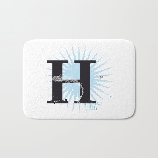 H like Heidi, Harry, Halloween… Bath Mat