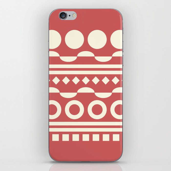 Patterned shape line collection 13 iPhone Skin
