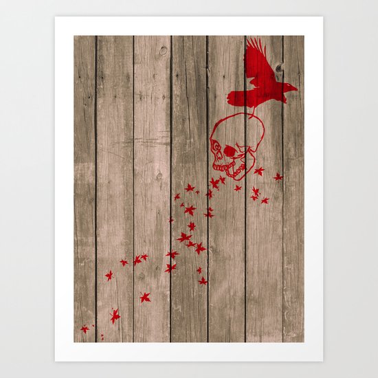 And the birds shall feast... Art Print