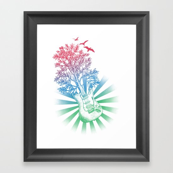 Let It Grow Framed Art Print