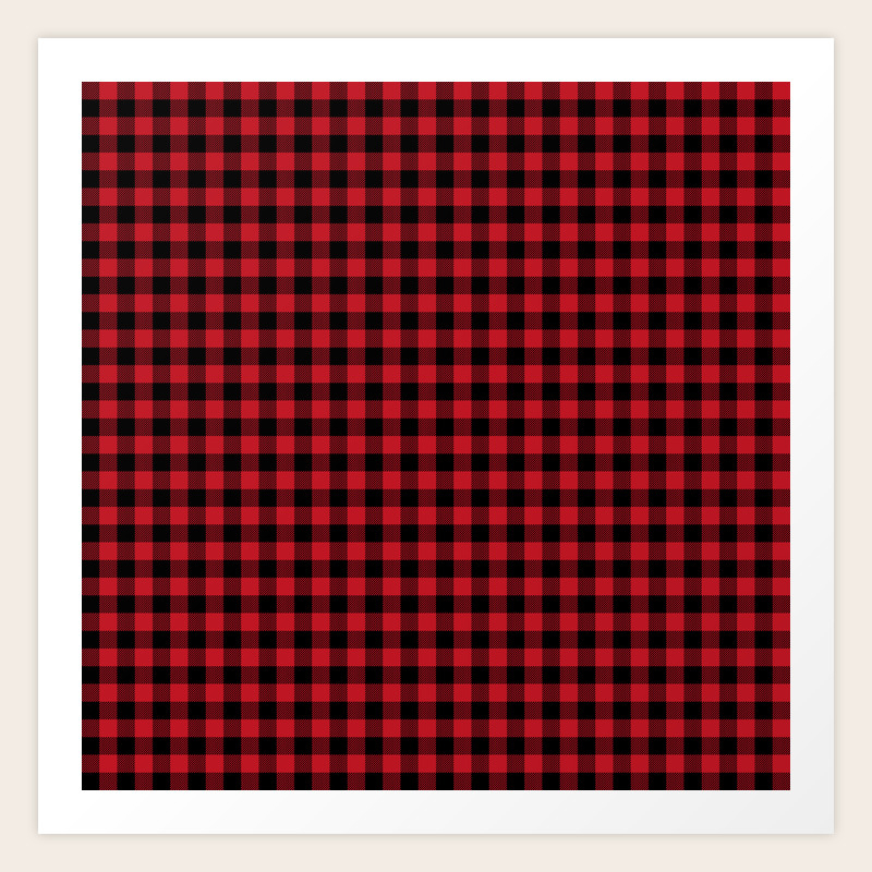 Red and black checked clearance