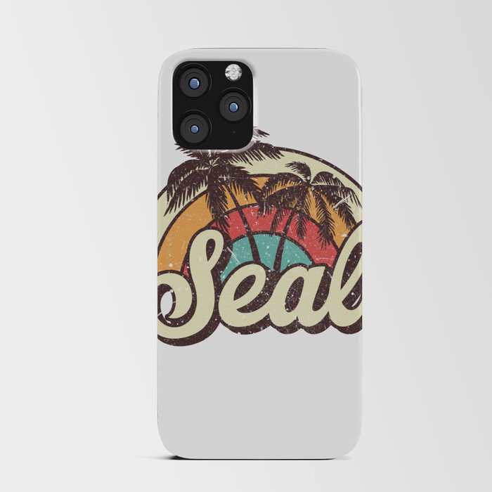 Seal beach city iPhone Card Case