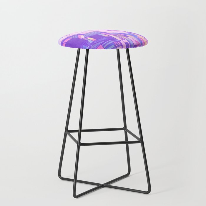 City Pop Kyoto Bar Stool