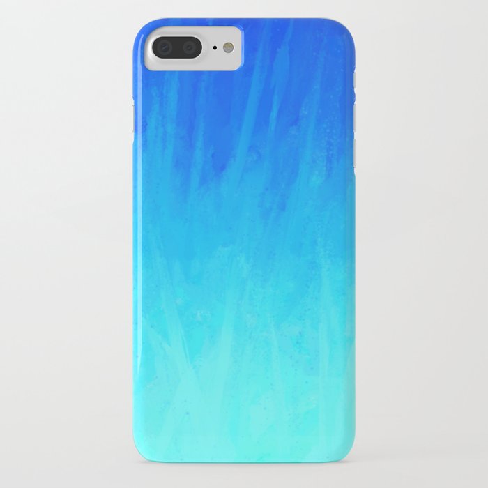 icy blue blast iphone case