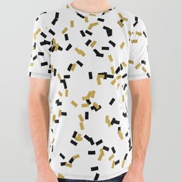 New Year's Eve Pattern 8 All Over Graphic Tee