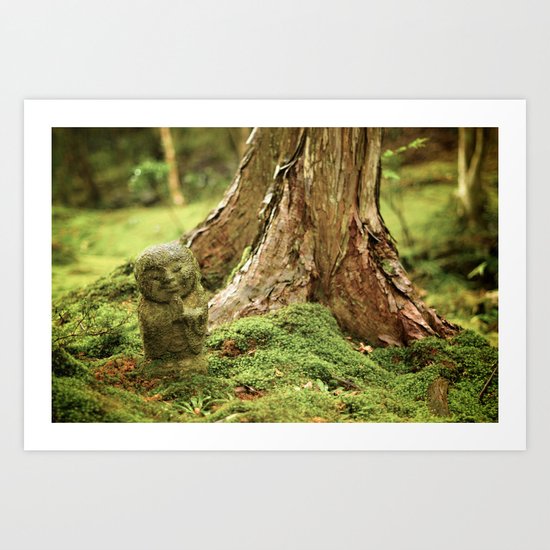Ohara Jizo II, Kyoto Art Print