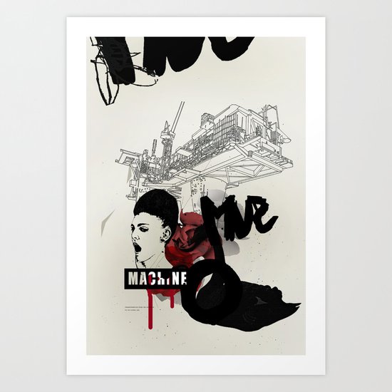 MACHINE Art Print