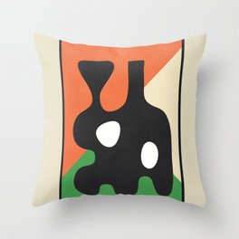 Abstract Art Vase 14 Throw Pillow