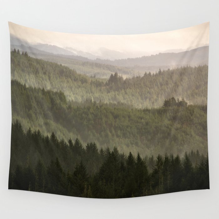 Pacific Coast Mountain Forest - 124/365 Wall Tapestry