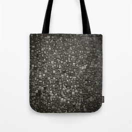 Monochrome mosaic Tote Bag