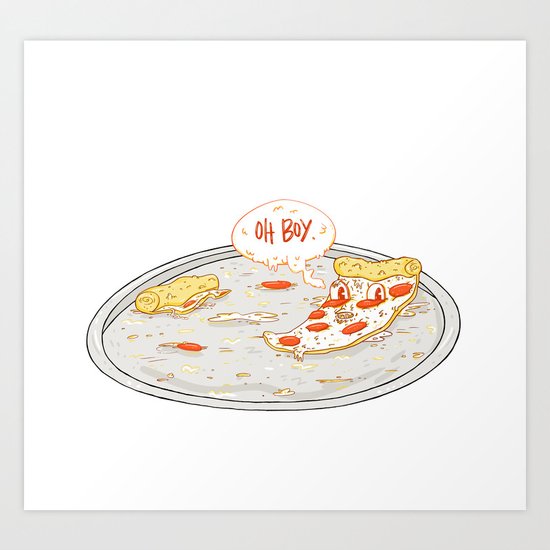 The Last Piece Art Print