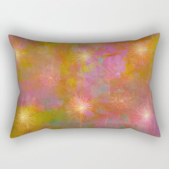 Starburst Abstract Rectangular Pillow