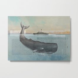 The whale Metal Print