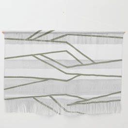 Imperfect Line Green Wall Hanging