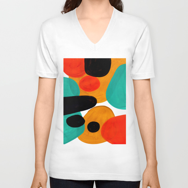Mid Century Modern Abstract Minimalist Retro Vintage Style Rolie