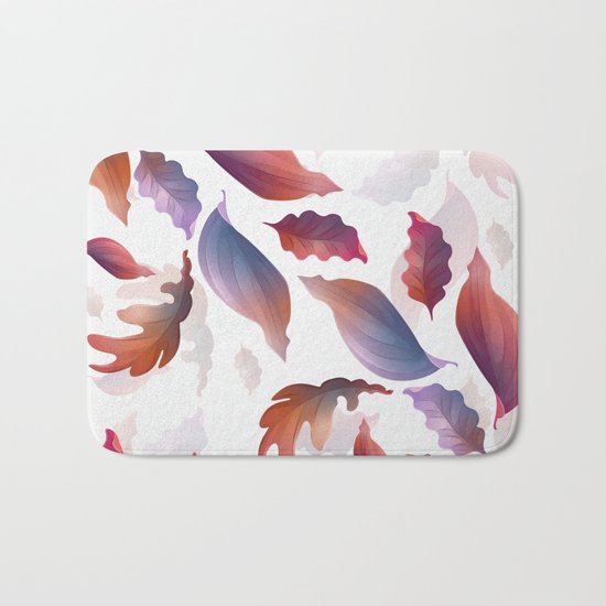 Abstract Autumn Bath Mat
