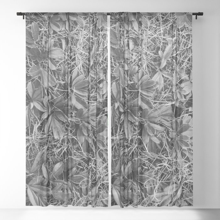 B&W Autumn Turf Sheer Curtain