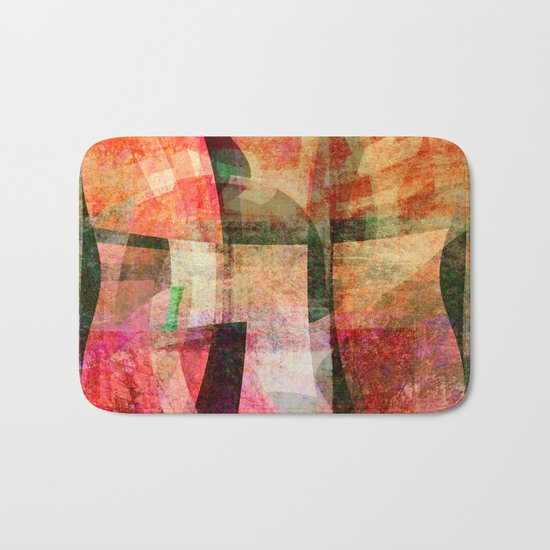 i see a face Bath Mat