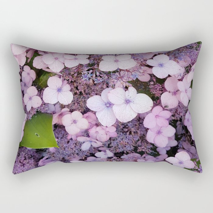Bain Ave Flowers Rectangular Pillow