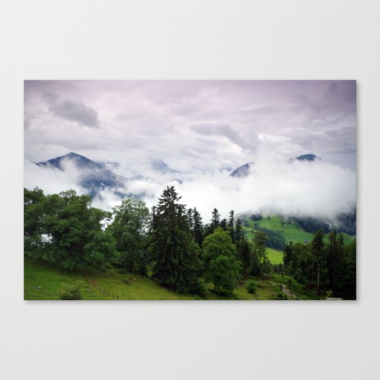 mountain view i. Canvas Print