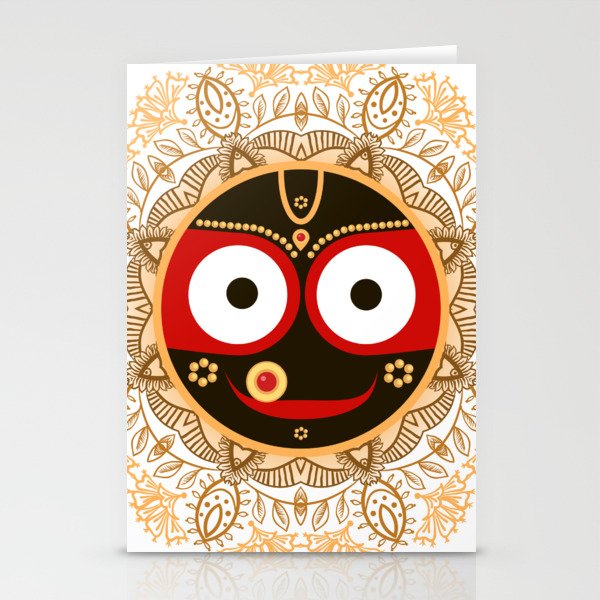 Jagannath. Indian God of the Universe. Lord Jagannatha. Stationery Cards