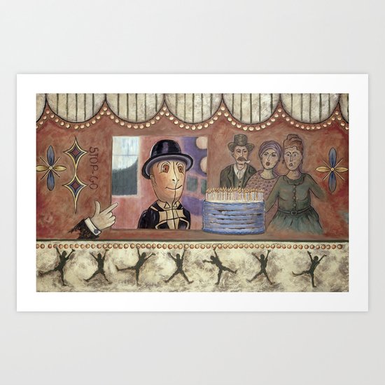 Envy and Surprise Art Print