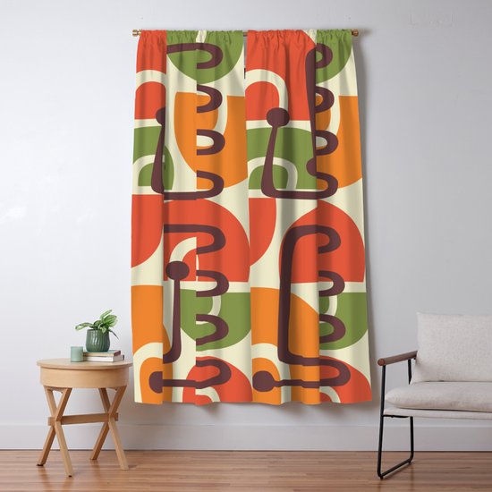 Mid Century Modern Atomic Abstract Composition 921 ...