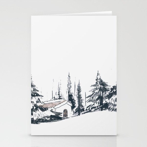 Winter Landscape 2 Stationery Cards