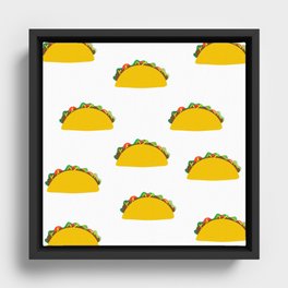 Taco  Framed Canvas