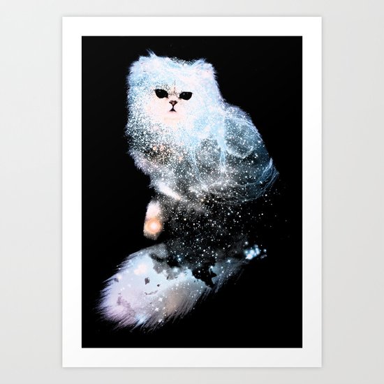 Celestial Cats - The Persian and the Ashes of the First Stars Art Print