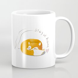 stay at home fox Coffee Mug