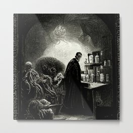 Apothecary of Horror Metal Print