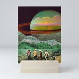 Tour to Saturn Mini Art Print