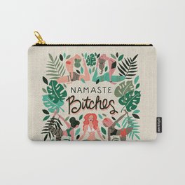 Namaste, Bitches – Green & Red Palette Carry-All Pouch