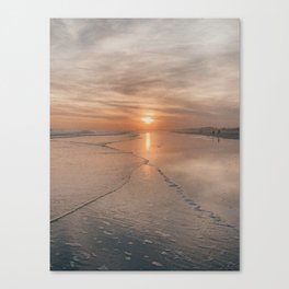 Dreamy Beach Sunset Canvas Print