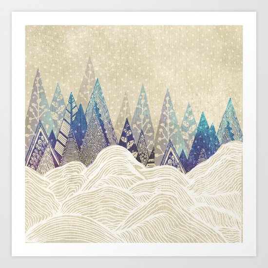 Snowy Dreams Art Print