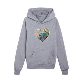 A Heart of Worthiness Kids Pullover Hoodies