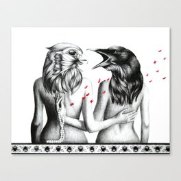 Birds of a Feather Canvas Print