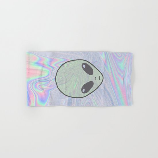 Alien Pastel Hand & Bath Towel