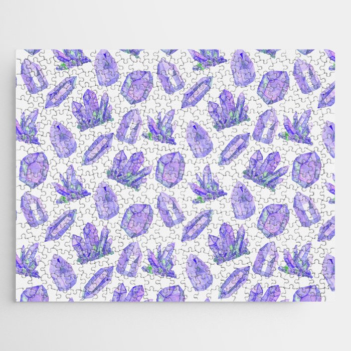 Crystals - Purple Agate Jigsaw Puzzle