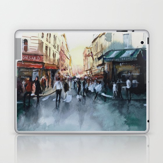 PARIS Street - Painting Laptop & iPad Skin