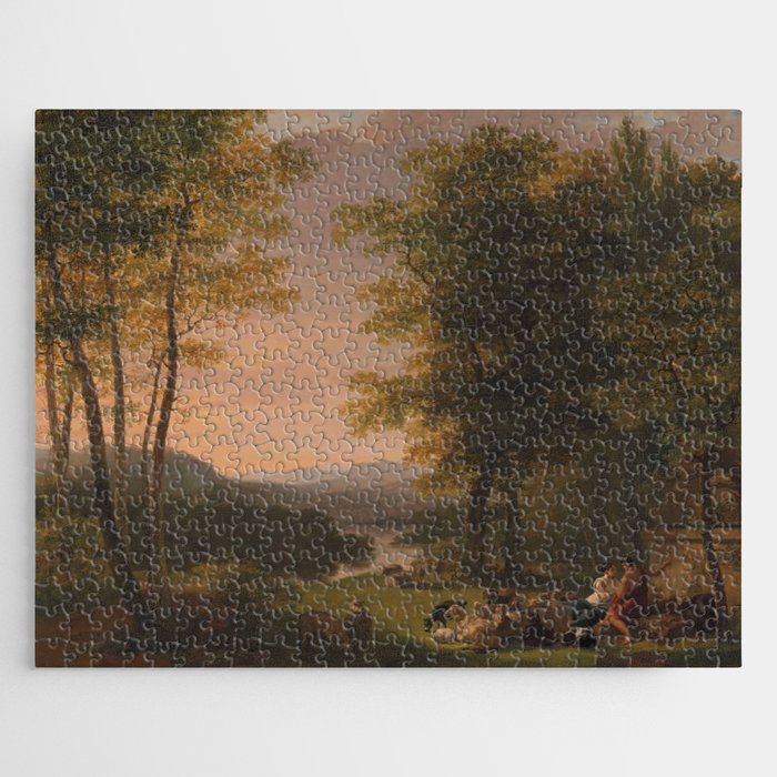 Arcadian Landscape, Jan Willem Pieneman, 1813 Jigsaw Puzzle