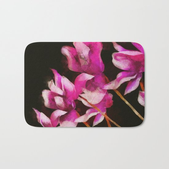 Cyclamens Bath Mat