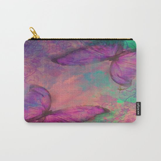 Butterfly Love Abstract Carry-All Pouch