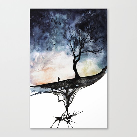 Underneath Canvas Print